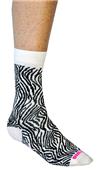 Fit 2 Win Zebra Crazy Crew Socks