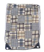 Fit 2 Win Madras Drawstring 13"x17" Backpack - MK