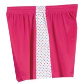 Fit 2 Win Daisy Polka Dot Pink Mesh Shorts