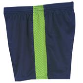 Fit2Win Daisy Polka Dot Navy Lime Mesh Shorts