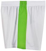 Fit 2 Win Daisy Polka Dot White Lime Mesh Shorts