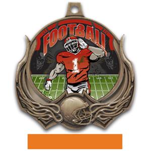 BRONZE MEDAL/ORANGE RIBBON