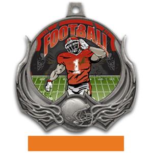 SILVER MEDAL/ORANGE RIBBON