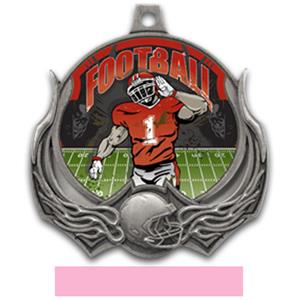 SILVER MEDAL/PINK RIBBON
