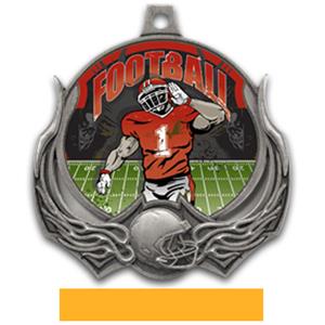 SILVER MEDAL/YELLOW RIBBON