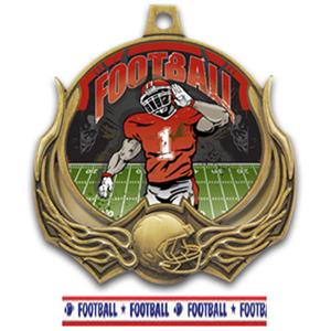 GOLD MEDAL/AMERICANA FOOTBALL RIBBON