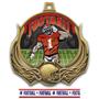 Hasty Awards Football Ultimate 3-D Medals M-727F