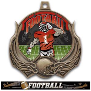 BRONZE MEDAL/ULTIMATE FOOTBALL RIBBON