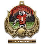 Hasty Awards Football Ultimate 3-D Medals M-727F