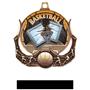Hasty Awards Basketball Ultimate 3-D Medal M-727B