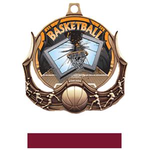 BRONZE MEDAL/MAROON RIBBON