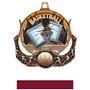 Hasty Awards Basketball Ultimate 3-D Medal M-727B