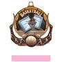 Hasty Awards Basketball Ultimate 3-D Medal M-727B