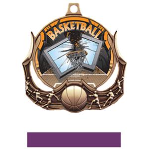 BRONZE MEDAL/PURPLE RIBBON