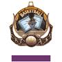 Hasty Awards Basketball Ultimate 3-D Medal M-727B
