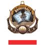 Hasty Awards Basketball Ultimate 3-D Medal M-727B
