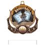 Hasty Awards Basketball Ultimate 3-D Medal M-727B