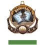 Hasty Awards Basketball Ultimate 3-D Medal M-727B