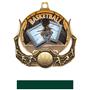 Hasty Awards Basketball Ultimate 3-D Medal M-727B