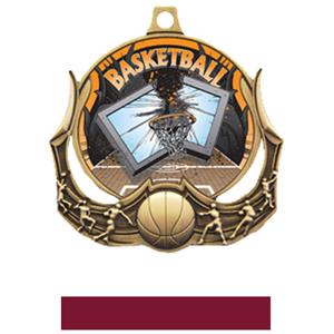 GOLD MEDAL/MAROON RIBBON