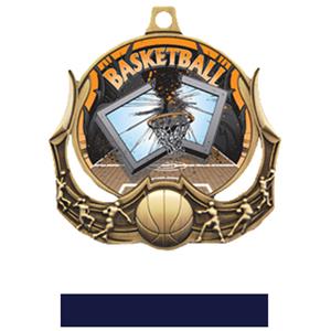 GOLD MEDAL/NAVY RIBBON