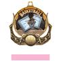 Hasty Awards Basketball Ultimate 3-D Medal M-727B