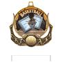 Hasty Awards Basketball Ultimate 3-D Medal M-727B