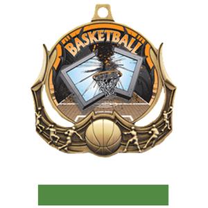 GOLD MEDAL/GREEN RIBBON