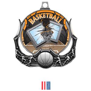 SILVER MEDAL/FLAG RIBBON