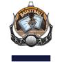 Hasty Awards Basketball Ultimate 3-D Medal M-727B