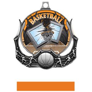 SILVER MEDAL/ORANGE RIBBON