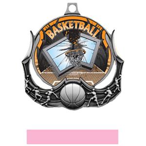 SILVER MEDAL/PINK RIBBON