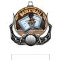 Hasty Awards Basketball Ultimate 3-D Medal M-727B
