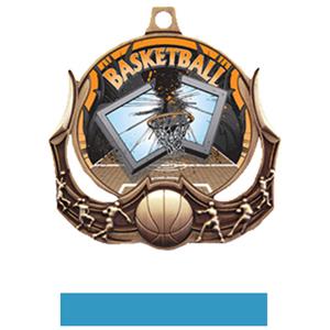 BRONZE MEDAL/LT. BLUE RIBBON