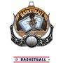Hasty Awards Basketball Ultimate 3-D Medal M-727B