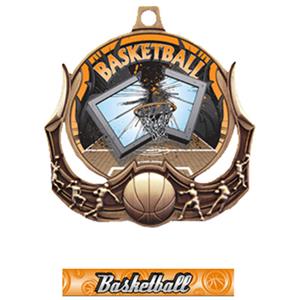 BRONZE MEDAL/GRAPHX BASKETBALL RIBBON