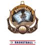 Hasty Awards Basketball Ultimate 3-D Medal M-727B