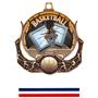 Hasty Awards Basketball Ultimate 3-D Medal M-727B