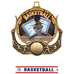 GOLD MEDAL/AMERICANA BASKETBALL RIBBON