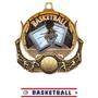 Hasty Awards Basketball Ultimate 3-D Medal M-727B