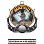 Hasty Awards Basketball Ultimate 3-D Medal M-727B