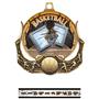 Hasty Awards Basketball Ultimate 3-D Medal M-727B