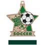 Hasty Awards 2.5" Star Soccer Medal M-715S