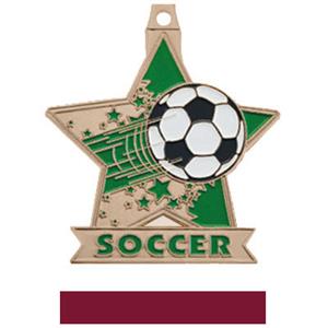 BRONZE MEDAL/MAROON RIBBON