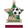 Hasty Awards 2.5" Star Soccer Medal M-715S