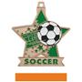 Hasty Awards 2.5" Star Soccer Medal M-715S