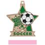 Hasty Awards 2.5" Star Soccer Medal M-715S