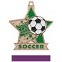 Hasty Awards 2.5" Star Soccer Medal M-715S