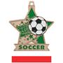 Hasty Awards 2.5" Star Soccer Medal M-715S