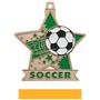 Hasty Awards 2.5" Star Soccer Medal M-715S